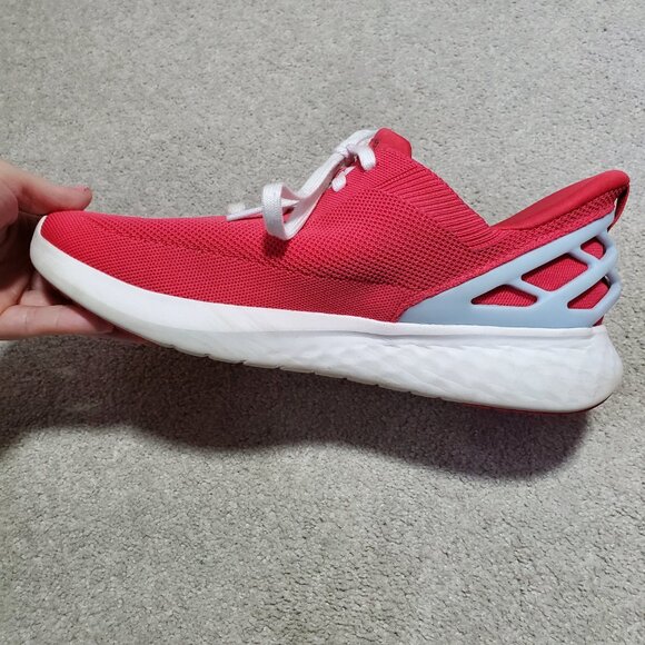 KIZIK Athens Easy Slip-On Sneakers Shoes Breathable Red Women's 12.5W Men's 11W - Picture 4 of 11